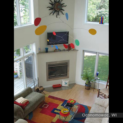 Lustron Modern hanging art mobile